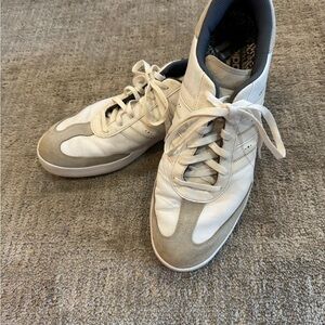 Men's White and Gray Golf shoes